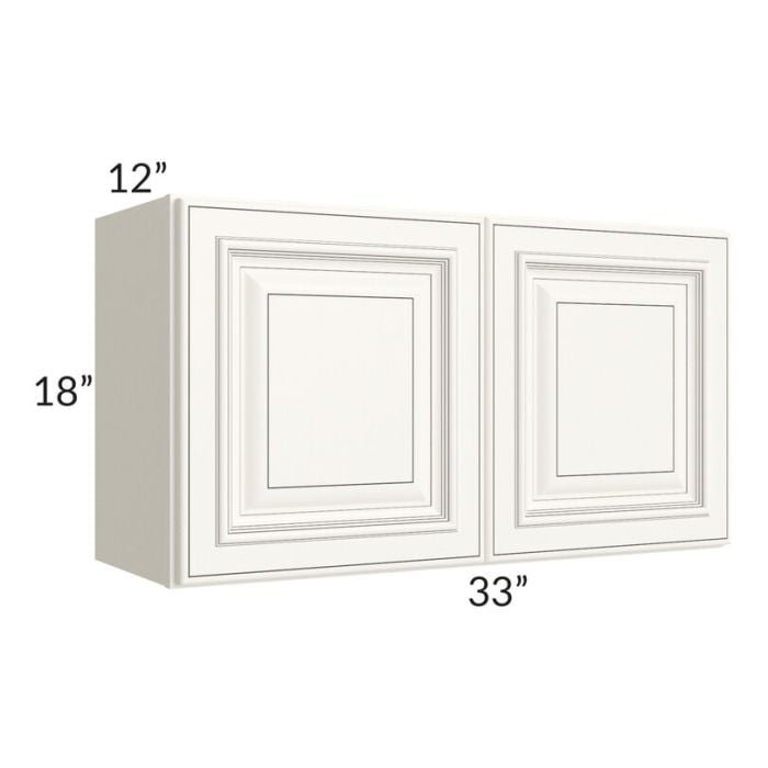 RTA Signature Vanilla Glaze 33" x 18" Wall Cabinet