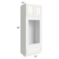 RTA Signature Vanilla Glaze 33" x 96" Double Oven or Oven/Microwave Cabinet