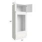 RTA Signature Vanilla Glaze 33" x 96" Double Oven or Oven/Microwave Cabinet