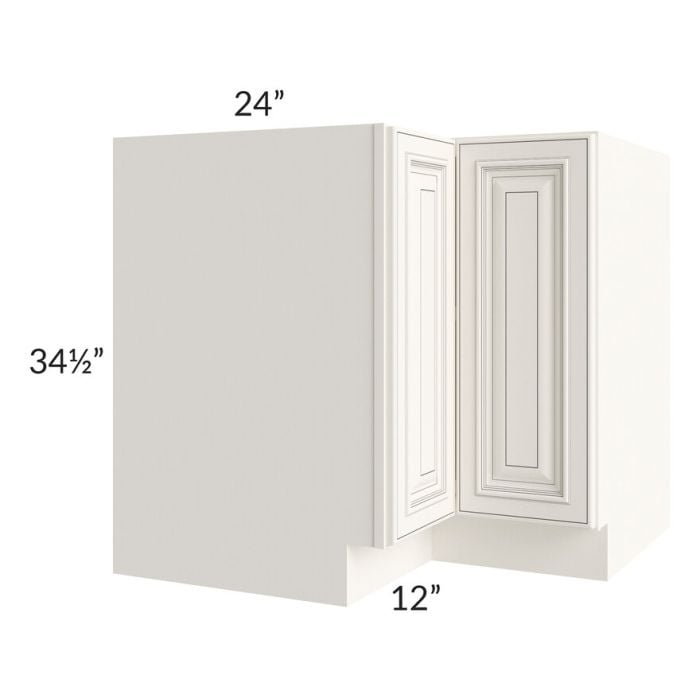 RTA Signature Vanilla Glaze 36" Lazy Susan Base Cabinet