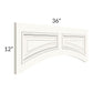 RTA Signature Vanilla Glaze 36" x 12" Arched Valance