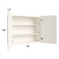 RTA Signature Vanilla Glaze 36" x 30" Wall Cabinet with Mullion Glass Door