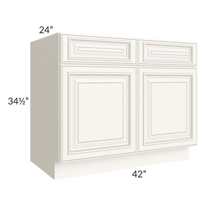 RTA Signature Vanilla Glaze 42" Sink Base Cabinet