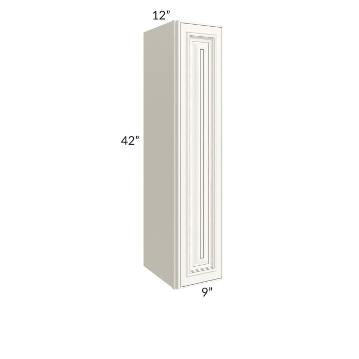 RTA Signature Vanilla Glaze 9" x 42" Wall Cabinet