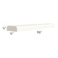 RTA Signature Vanilla Glaze 96" Batten Molding - Cut Molding in Half(Two 4ft sections)