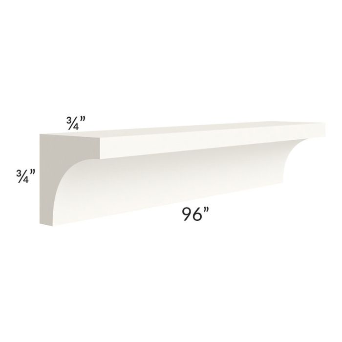 RTA Signature Vanilla Glaze 96" Inside Corner Molding