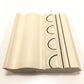 RTA Signature Vanilla Glaze Crown Molding with Egg and Dart Detail