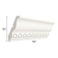 RTA Signature Vanilla Glaze Crown Molding with Egg and Dart Detail