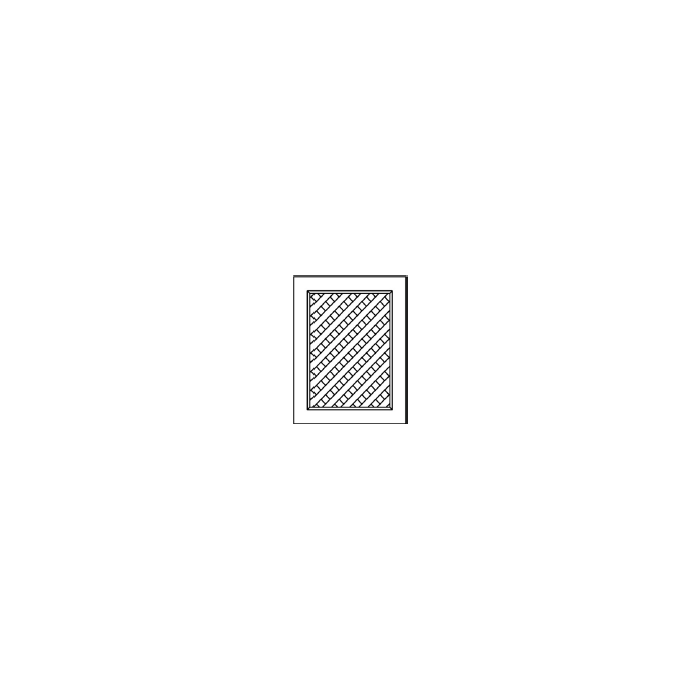 RTA Signature Vanilla Glaze Lattice Doors for 30" Base or Sink Base Cabinet