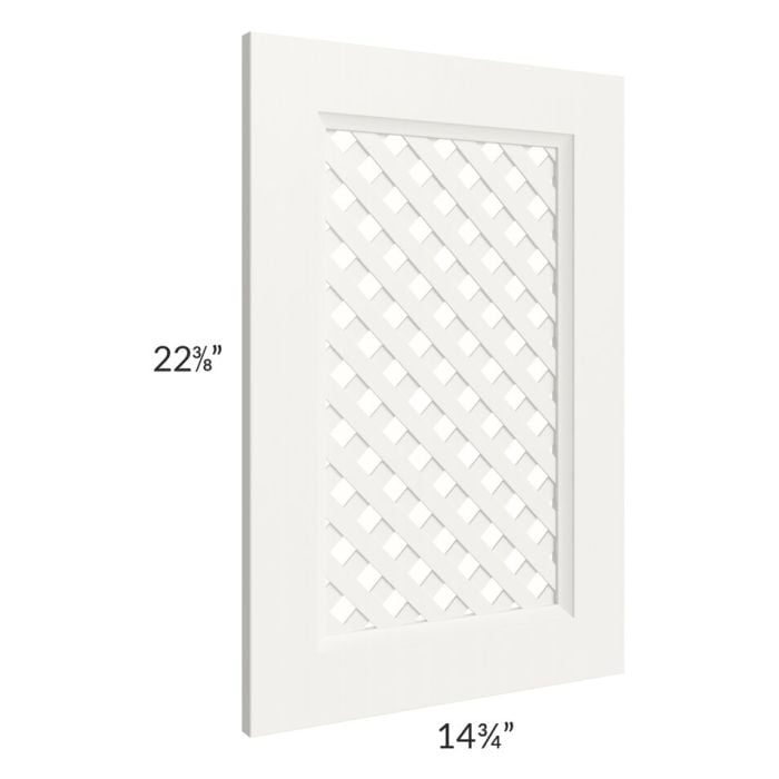 RTA Signature Vanilla Glaze Lattice Doors for 30" Base or Sink Base Cabinet