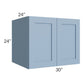 RTA Sky Blue Shaker 30" x 24" x 24" Wall Cabinet