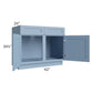 RTA Sky Blue Shaker 42" Sink Base Cabinet