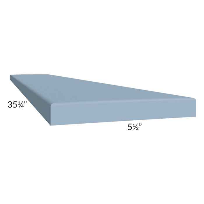 RTA Sky Blue Shaker 6" x 36" Overlay Filler