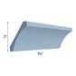 RTA Sky Blue Shaker Cove Crown Molding