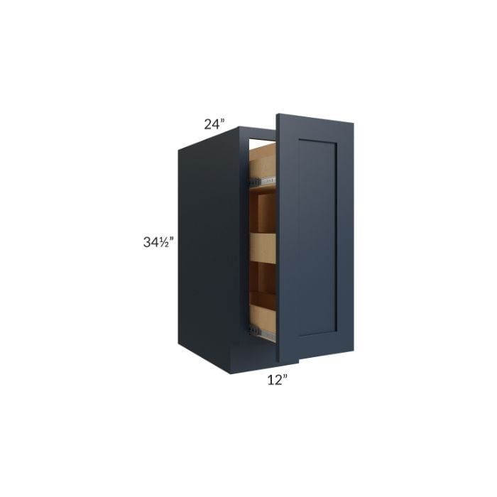 RTA Southport Blue Shaker 12" Spice Base Cabinet