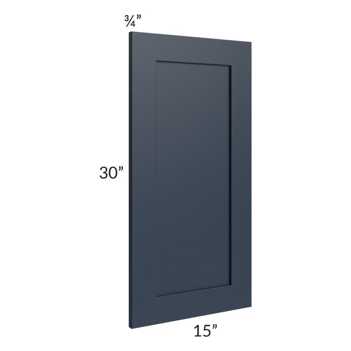RTA Southport Blue Shaker 15" x 30" Wall Decorative Panel