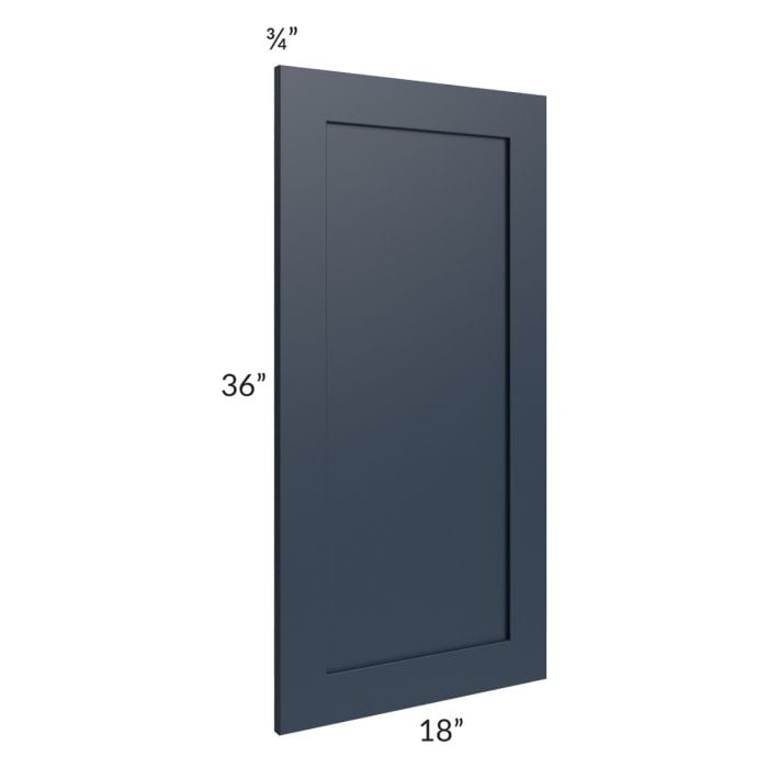 RTA Southport Blue Shaker 18" x 36" Decorative Panel