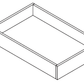 RTA Southport Blue Shaker 24" Roll Out Tray