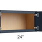 RTA Southport Blue Shaker 24" x 12" Wall Cabinet