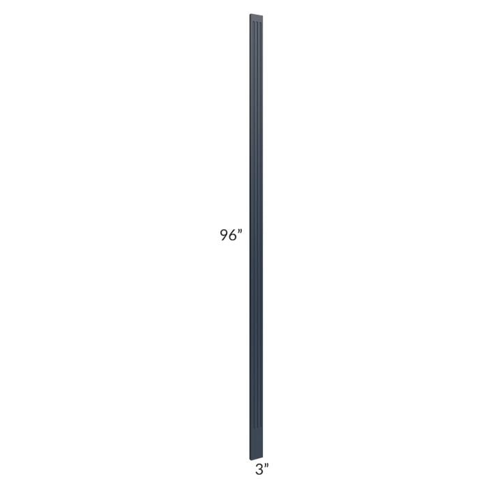RTA Southport Blue Shaker 3" x 96" Fluted Filler
