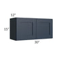 RTA Southport Blue Shaker 30" x 15" Wall Cabinet
