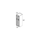 RTA Southport Blue Shaker 30" x 84" Wall Pantry with 2 Sides Decorative End Panels and 4 Roll Out Trays