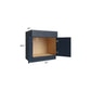 RTA Southport Blue Shaker 33" Sink Base Cabinet