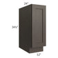 RTA Southport Espresso Shaker 12" Spice Base Cabinet