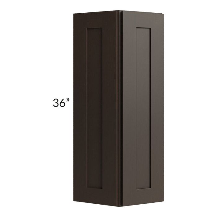 RTA Southport Espresso Shaker 12" x 36" Wall End Cabinet