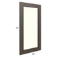 RTA Southport Espresso Shaker 18" x 36" Glass Door Only