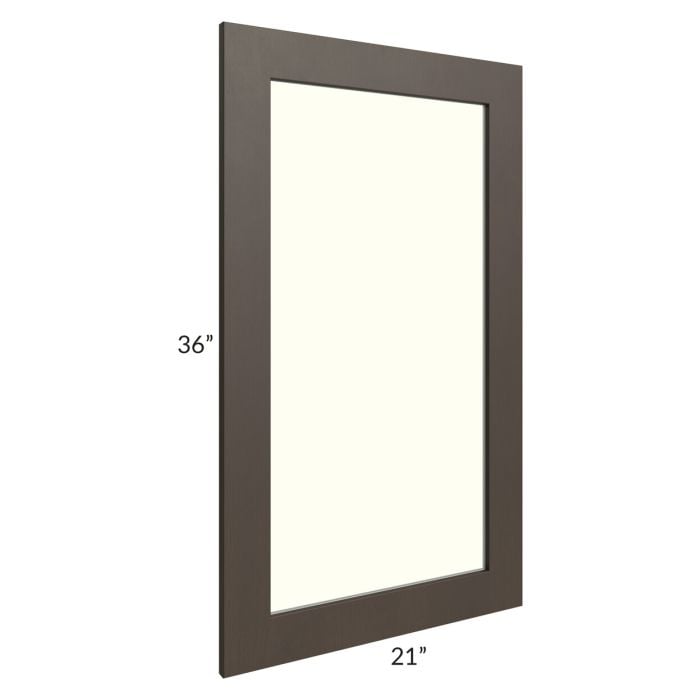 RTA Southport Espresso Shaker 21" x 36" Glass Door Only