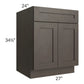 RTA Southport Espresso Shaker 27" Base Cabinet with 1 Roll Out Tray