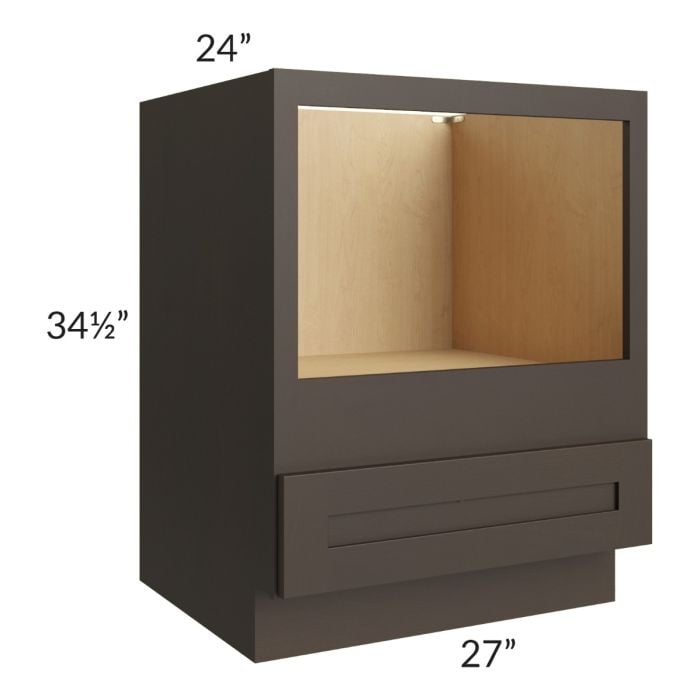 RTA Southport Espresso Shaker 27" Microwave Base Cabinet