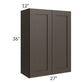 RTA Southport Espresso Shaker 27" x 36" Wall Cabinet