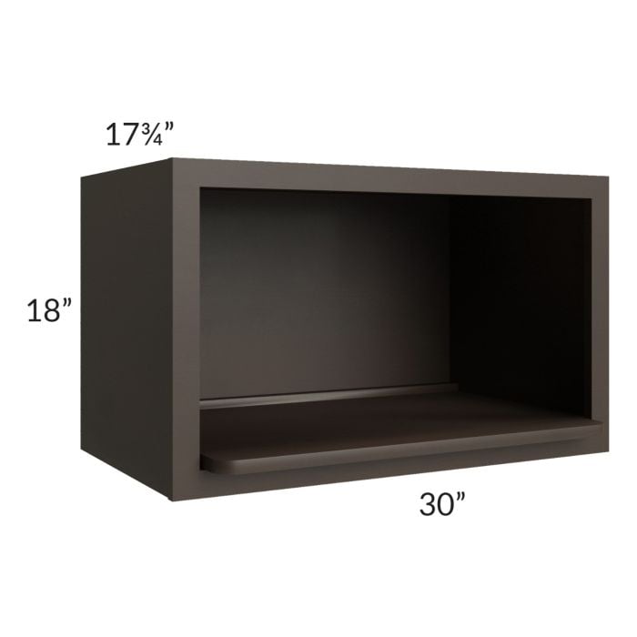 RTA Southport Espresso Shaker 30" x 18" Microwave Wall Cabinet