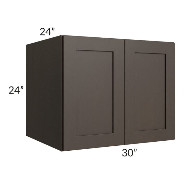 RTA Southport Espresso Shaker 30" x 24" x 24" Wall Cabinet