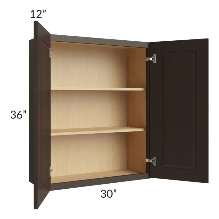 RTA Southport Espresso Shaker 30" x 36" Wall Cabinet