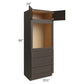 RTA Southport Espresso Shaker 31.5" x 84" Oven Cabinet
