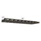 RTA Southport Espresso Shaker 36" Glass Rack