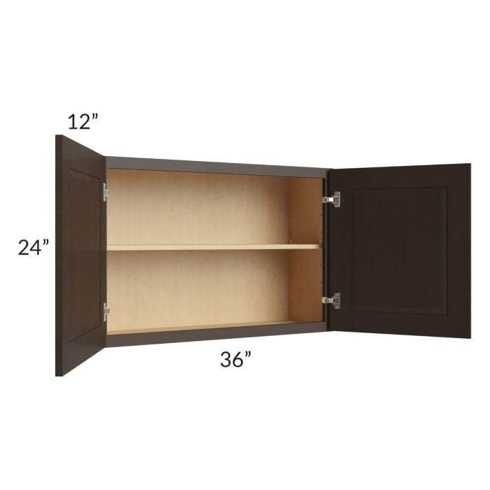 RTA Southport Espresso Shaker 36" x 24" Wall Cabinet