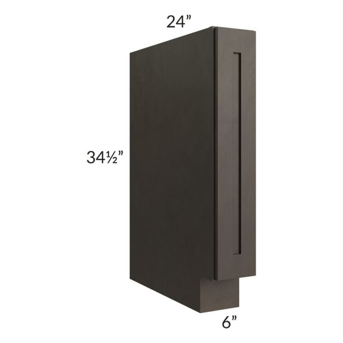 RTA Southport Espresso Shaker 6" Spice Base Cabinet