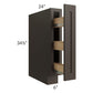 RTA Southport Espresso Shaker 6" Spice Base Cabinet