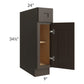 RTA Southport Espresso Shaker 9" Base Cabinet
