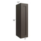 RTA Southport Espresso Shaker 9" x 36" Wall Cabinet