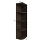 RTA Southport Espresso Shaker 9" x 42" Wall End Shelf Cabinet
