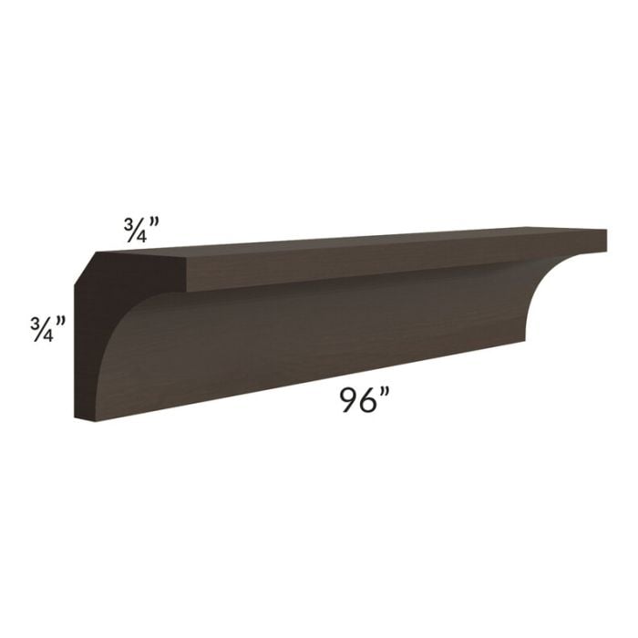 RTA Southport Espresso Shaker 96" Inside Corner Molding