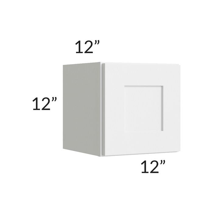 RTA Southport White Shaker 12" x 12" Wall Cabinet