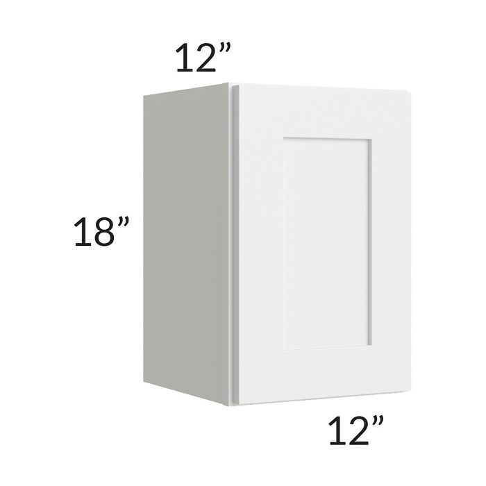 RTA Southport White Shaker 12" x 18" Wall Cabinet