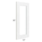 RTA Southport White Shaker 12" x 30" Glass Door Only