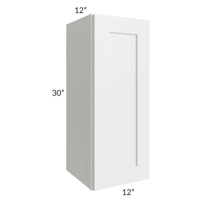 RTA Southport White Shaker 12" x 30" Wall Cabinet
